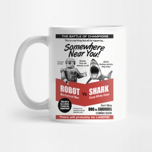 Robot v Shark Mug